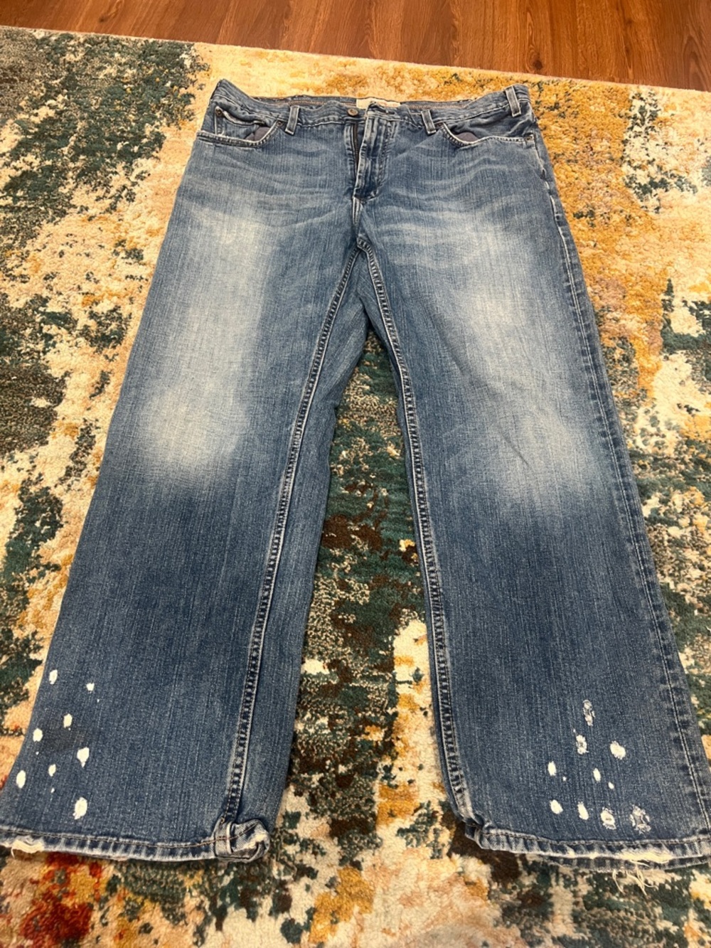 Old Navy Men's Straight Jeans - Blue Wash